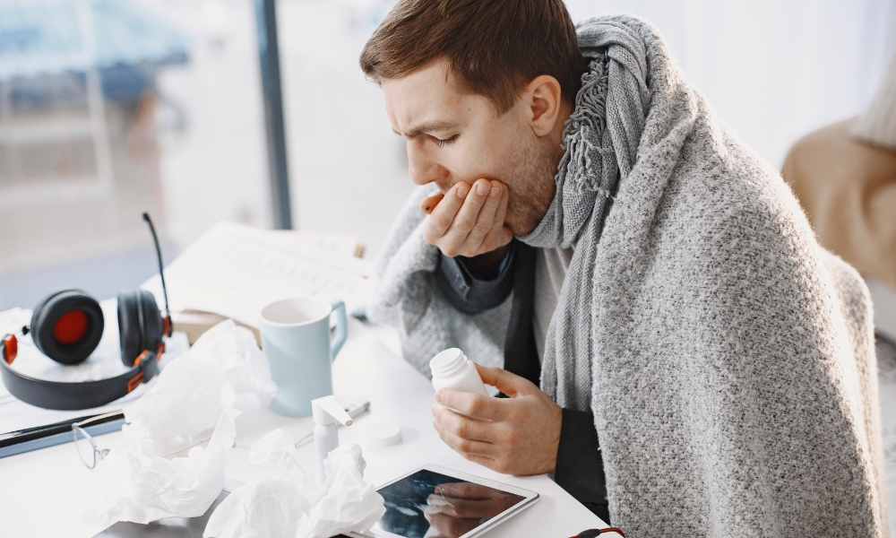 Comparison of allergies, common cold, influenza, and COVID-19 symptoms with an adult experiencing respiratory illness in Round Rock, TX